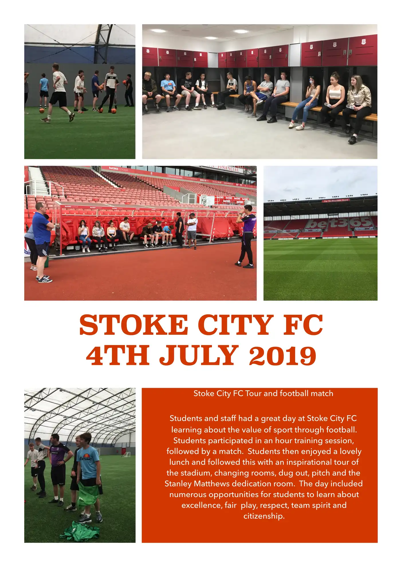 Stoke City 4th July